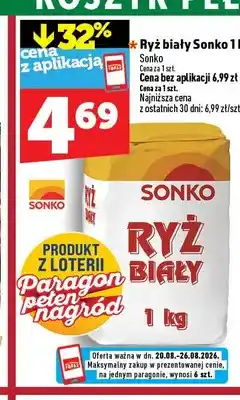 Topaz Ryż biały Sonko oferta