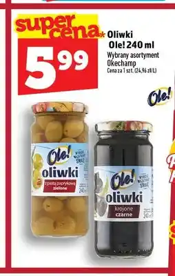 Topaz Oliwki zielone z pastą paprykową Ole! oferta
