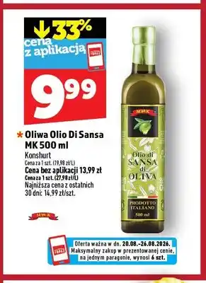 Topaz Oliwa Olio Di Sansa MK oferta