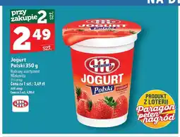 Topaz Jogurt Polski truskawkowy Mlekovita oferta