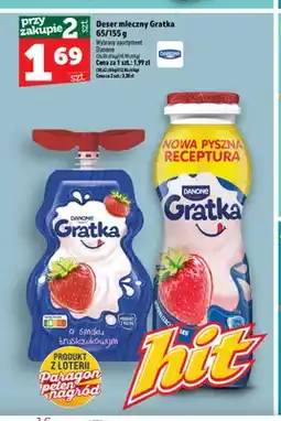 Topaz Deser mleczny Gratka o smaku truskawkowym oferta