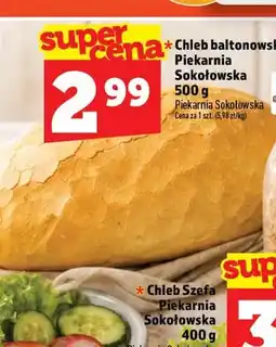 Topaz Chleb baltonowski Piekarnia Sokołowska oferta