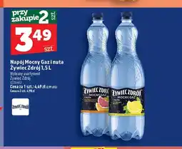 Topaz Napój Mocny Gaz i nuta Żywiec Zdrój Pomarańcza Grejpfrut oferta