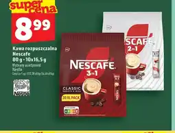 Topaz Kawa rozpuszczalna Nescafe 3in1 Classic 10-pak oferta