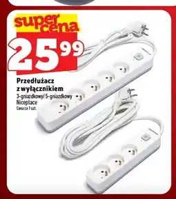 Topaz Przedłużacz z wyłącznikiem 5-gniazdkowy Niceplace oferta
