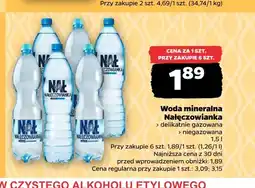 Netto Woda mineralna niegazowana Nałęczowianka oferta