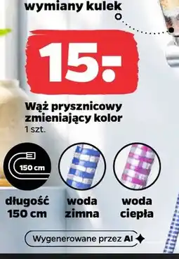 Netto Wąż prysznicowy zmieniający kolor oferta