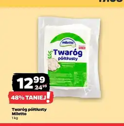 Netto Twaróg półtłusty Miletto oferta