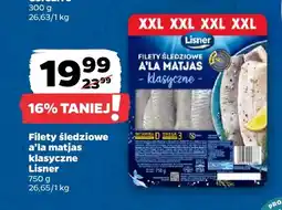 Netto Filety śledziowe a'la matjas klasyczne Lisner oferta