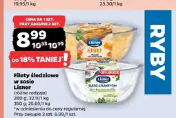 Netto Filety śledziowe bez konserwantów Lisner oferta