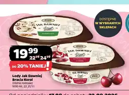 Netto Lody śmietankowe Jak Dawniej Bracia Koral oferta
