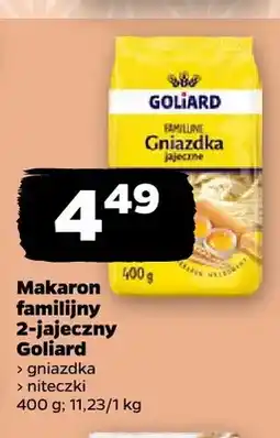 Netto Makaron familijny 2-jajeczny gniazdka Goliard oferta