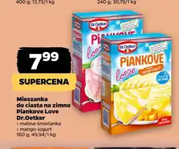 Netto Mieszanka do ciasta na zimno Piankove Love malina-śmietanka Dr. Oetker oferta