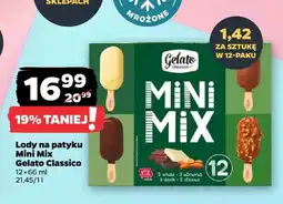 Netto Lody na patyku Mini Mix Gelato Classico oferta