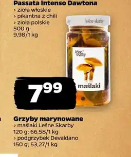 Netto Grzyby marynowane maślaki Leśne Skarby oferta