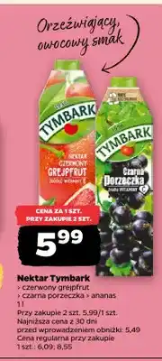 Netto Nektar Tymbark czerwony grejpfrut oferta