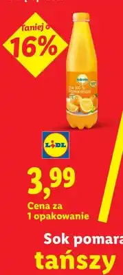 Lidl Sok pomarańczowy Solevita 100% oferta