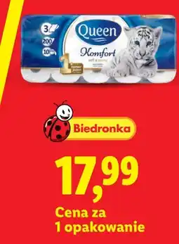 Lidl Papier toaletowy 3-warstwowy Queen Komfort oferta