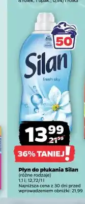 Netto Płyn do płukania tkanin Silan Fresh Sky oferta