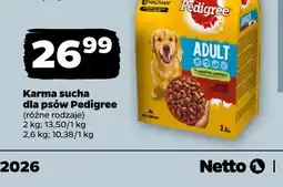 Netto Karma sucha dla psów Pedigree oferta