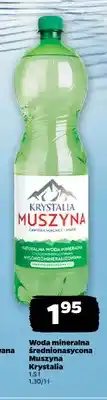 Netto Woda mineralna gazowana średnionasycona Muszyna Krystalia oferta