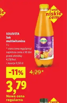 Lidl Sok multiwitamina Solevita oferta