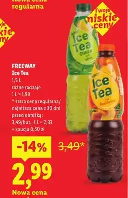 Lidl Ice Tea Freeway oferta