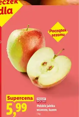 Lidl Jabłka wczesne luzem polskie Ryneczek Lidla oferta