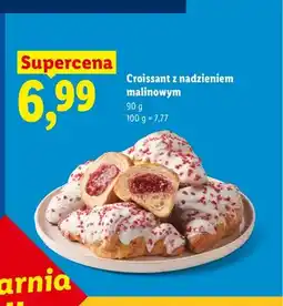 Lidl Croissant z nadzieniem malinowym oferta