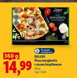 Lidl Pizza margherita z sosem bazyliowym Deluxe oferta