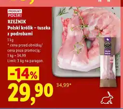 Lidl Polski królik tuszka z podrobami Rzeźnik oferta
