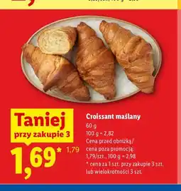Lidl Croissant maślany oferta