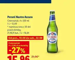 Lidl Piwo Peroni Nastro Azzurro 4-pak oferta