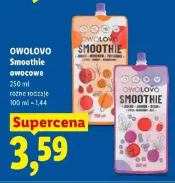 Lidl Smoothie owocowe Owolovo oferta