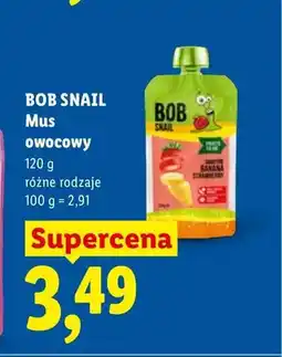 Lidl Mus owocowy Bob Snail oferta