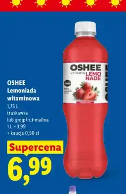 Lidl Lemoniada witaminowa Oshee truskawka oferta