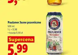 Lidl Piwo Paulaner pszeniczne oferta