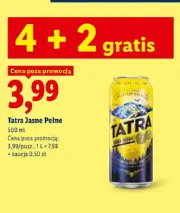 Lidl Piwo Tatra oferta