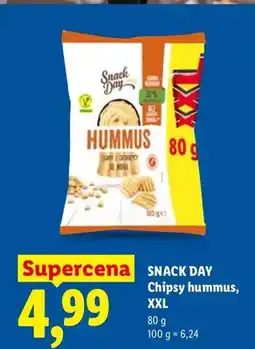 Lidl Chipsy hummus Snack Day XXL oferta