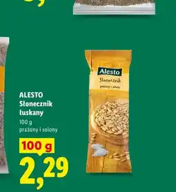 Lidl Słonecznik łuskany prażony i solony Alesto oferta