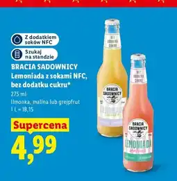 Lidl Lemoniada Bracia Sadownicy limonka oferta