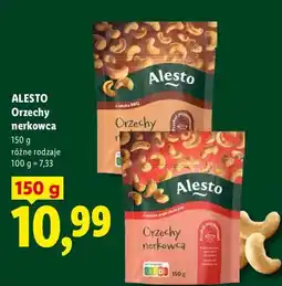 Lidl Orzechy nerkowca o smaku BBQ Alesto oferta