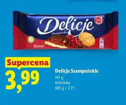 Lidl Delicje Szampańskie wiśniowe oferta