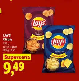 Lidl Chipsy Lay's wędzona szynka oferta