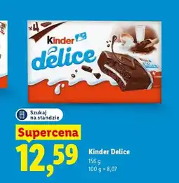 Lidl Biszkopt Kinder Delice 4-pak oferta