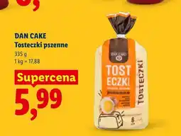 Lidl Tosteczki pszenne Dan Cake oferta