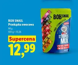 Lidl Przekąska owocowa Stripes Mix Bob Snail oferta