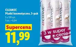Lidl Płatki kosmetyczne Cleanic 3-pak oferta