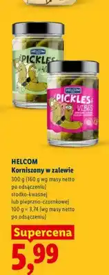 Lidl Korniszony w zalewie słodko-kwaśnej Helcom oferta