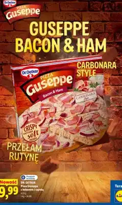 Lidl Pizza Guseppe z bekonem i szynką Dr. Oetker oferta